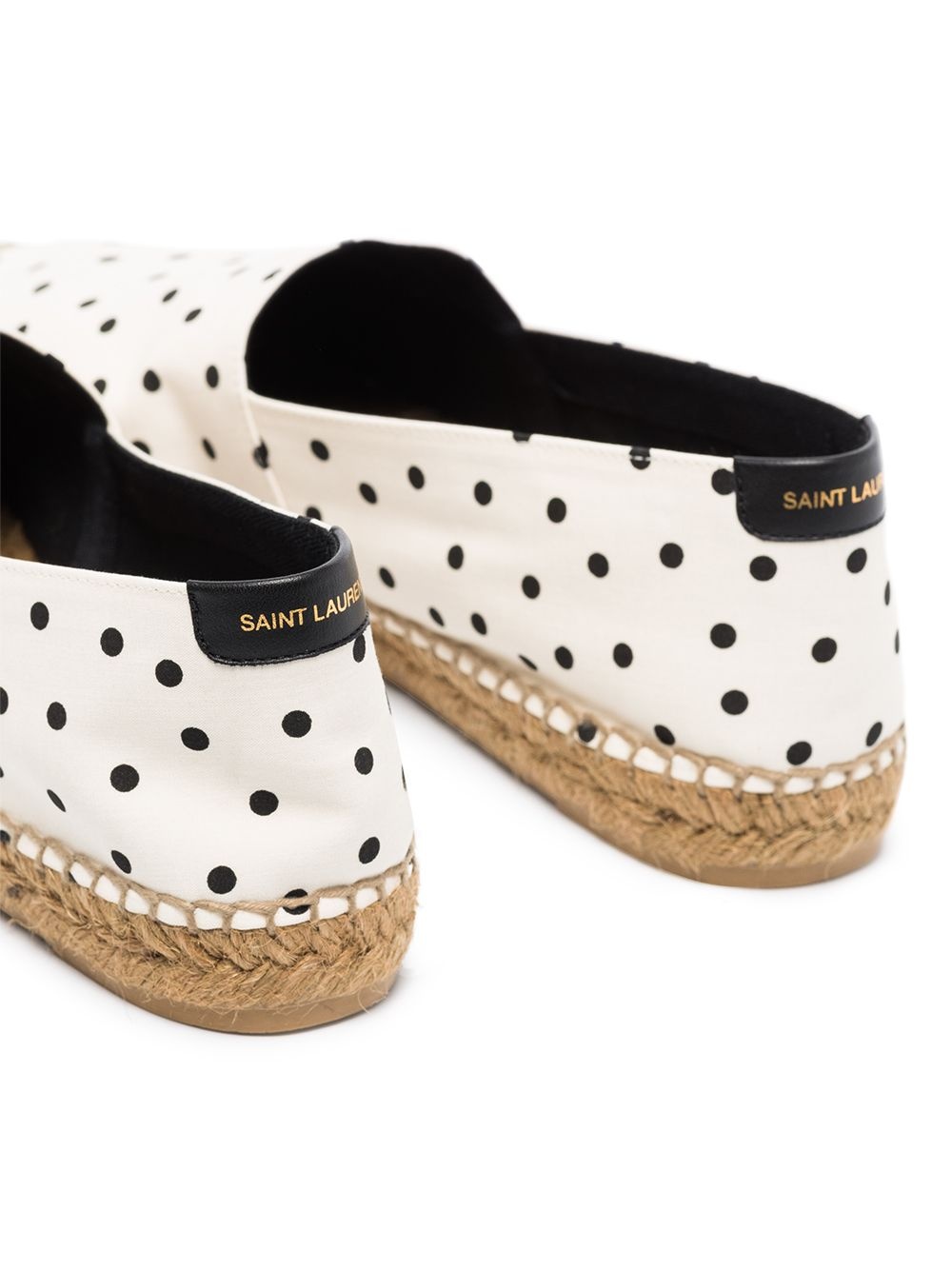 polka dot-print logo espadrilles - 2