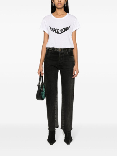 Zadig & Voltaire Walk Peace Love printed T-shirt outlook