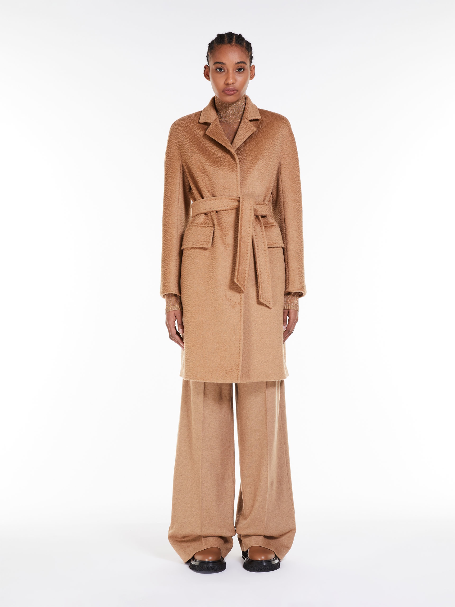 BINGO Camel colour robe coat - 3
