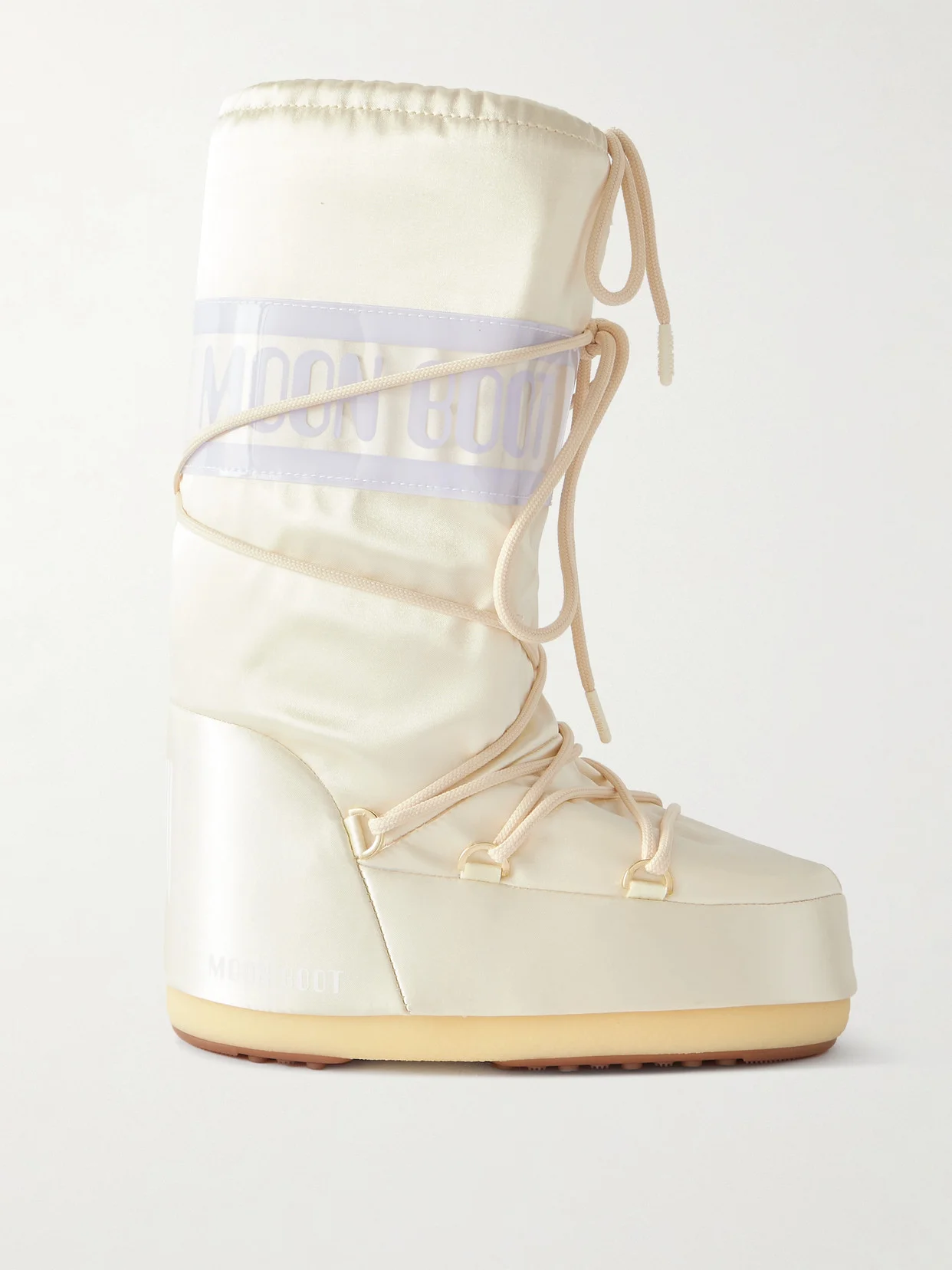 Icon Pearly Satin And Pvc Snow Boots - 1