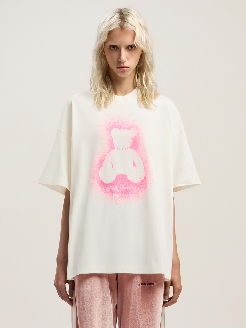Palm Angels Spray Bear Loose T-Shirt outlook