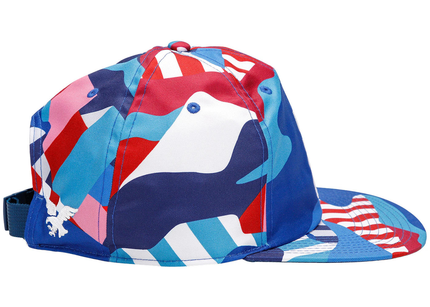Nike SB x Parra USA Federation Kit Skate Cap Brave Blue/White - 3