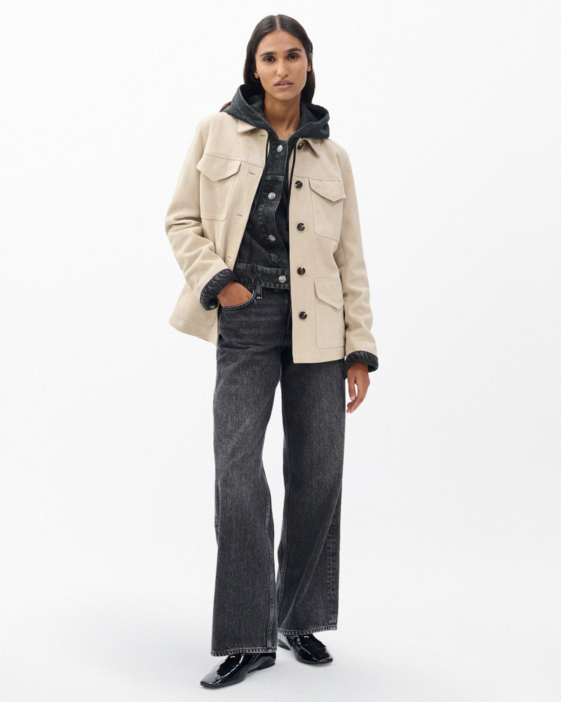 rag & bone Kara Suede Jacket outlook