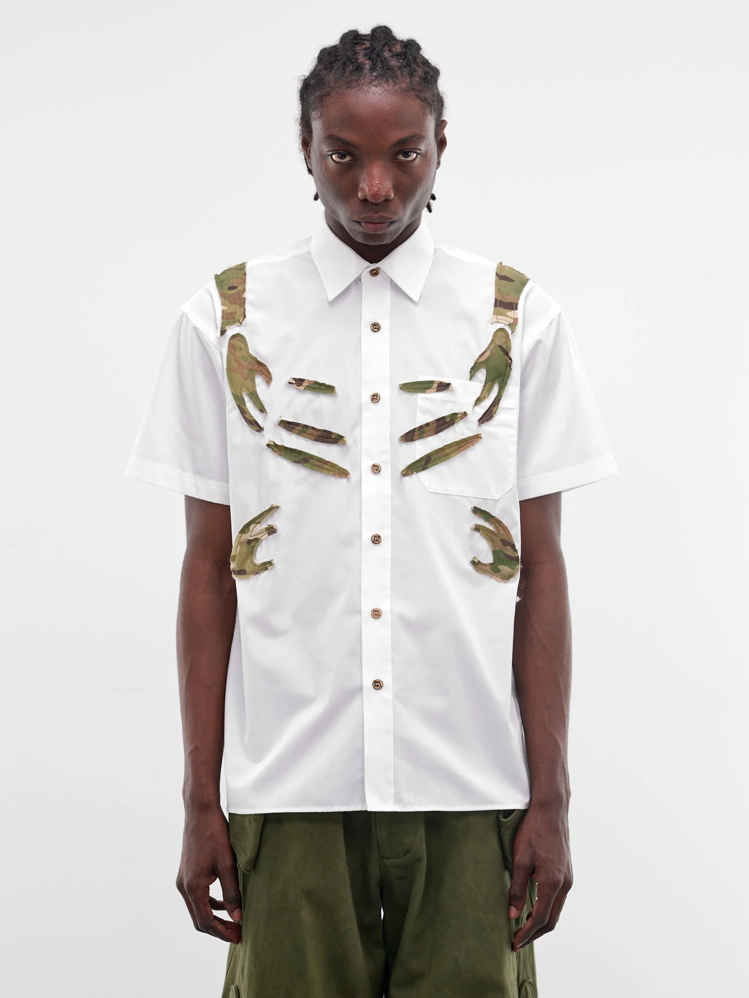 Mother & Son Camo Applique Shirt - 1