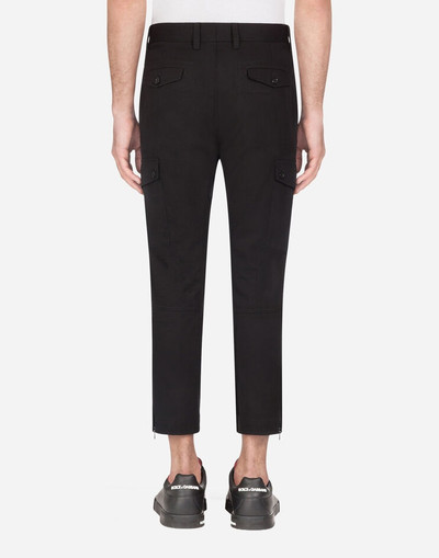 Dolce & Gabbana Stretch cotton cargo pants outlook