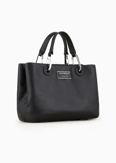 EMPORIO ARMANI ASV small MyEA shopper bag in ecological leather outlook