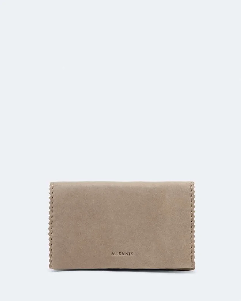 SILOH PINKED-EDGE LEATHER BI-FOLD WALLET - 1