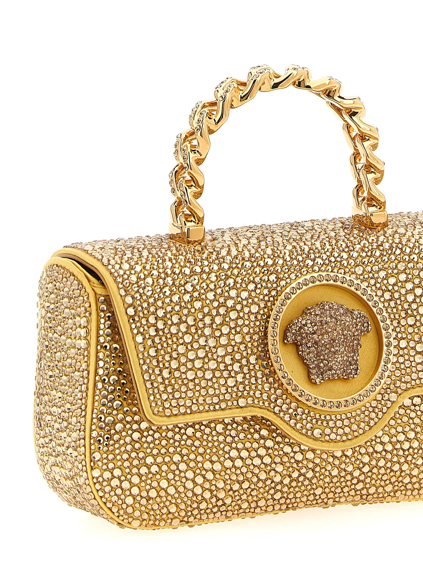 La Medusa Hand Bags Gold - 3
