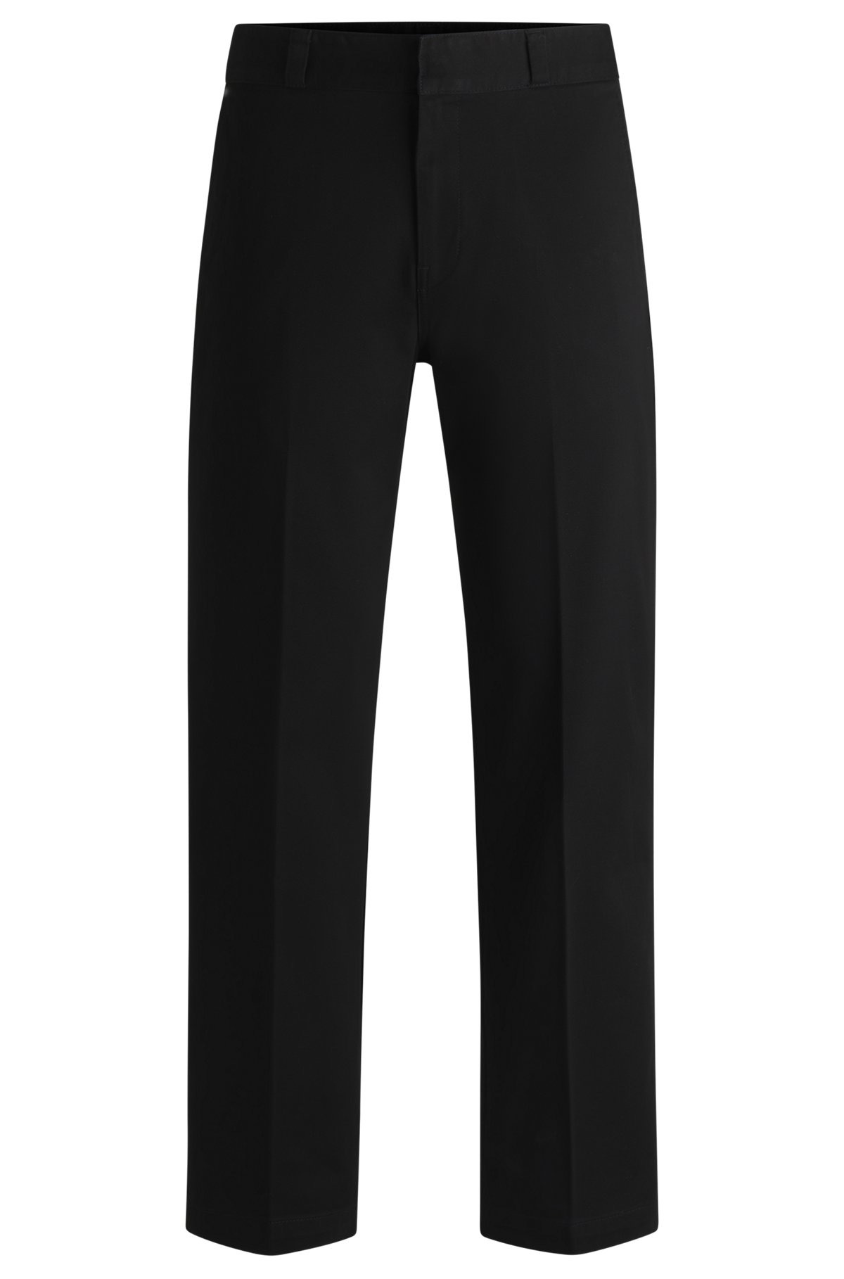 BAGGY-FIT TROUSERS IN COTTON TWILL - 1