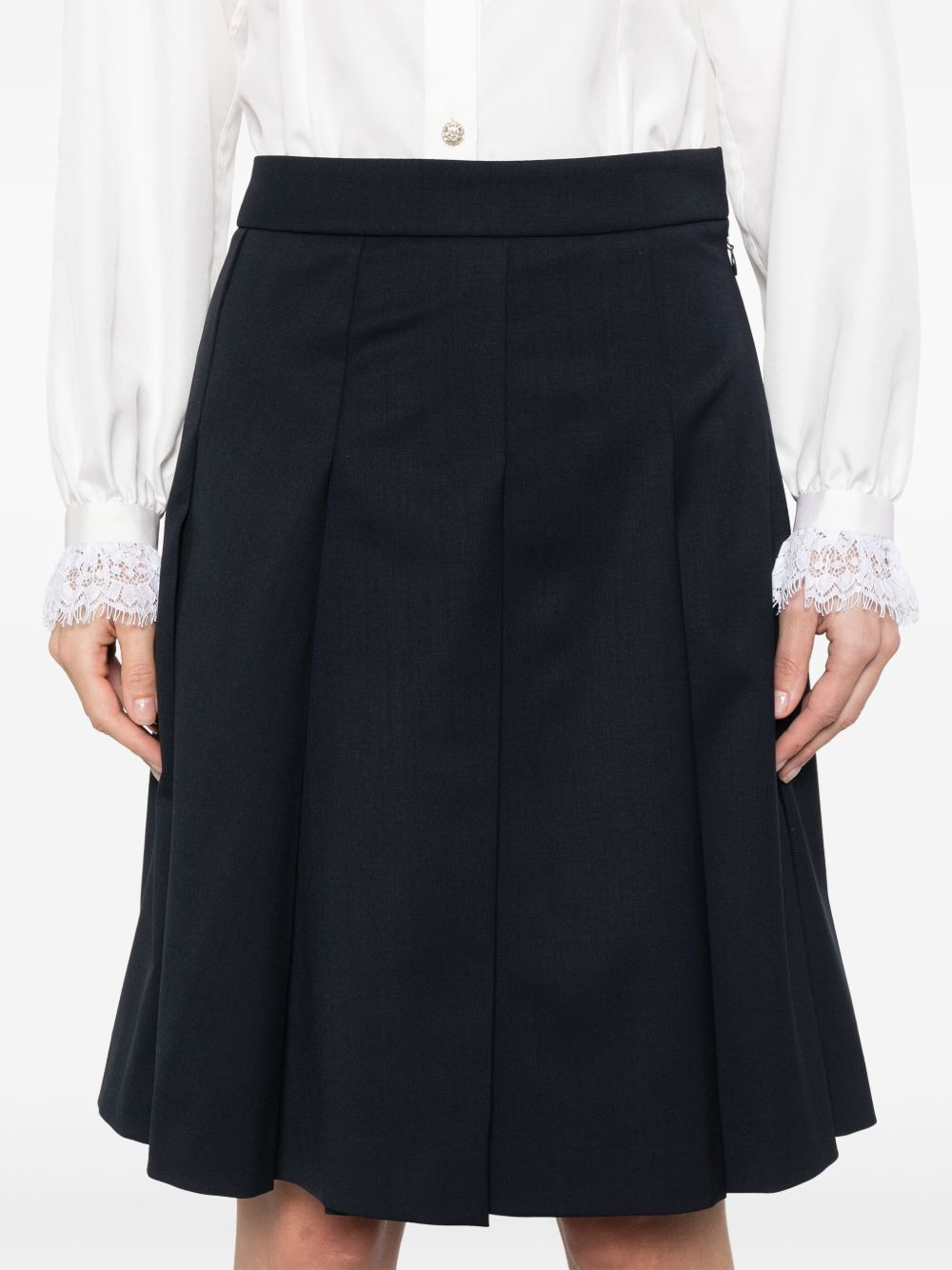 PLEATED MINI SKIRT - 4