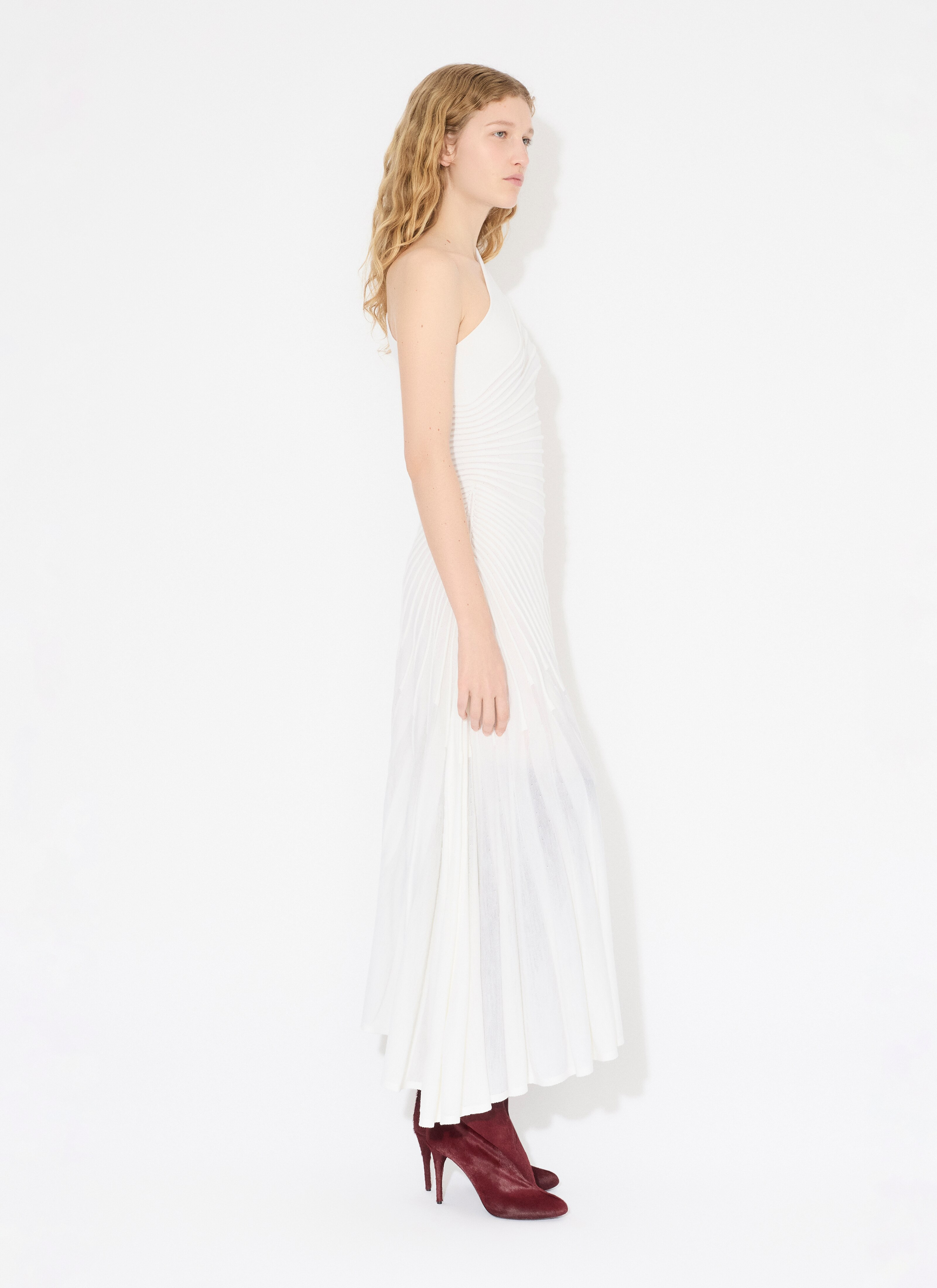 ASYMMETRICAL KNIT DRESS - 4