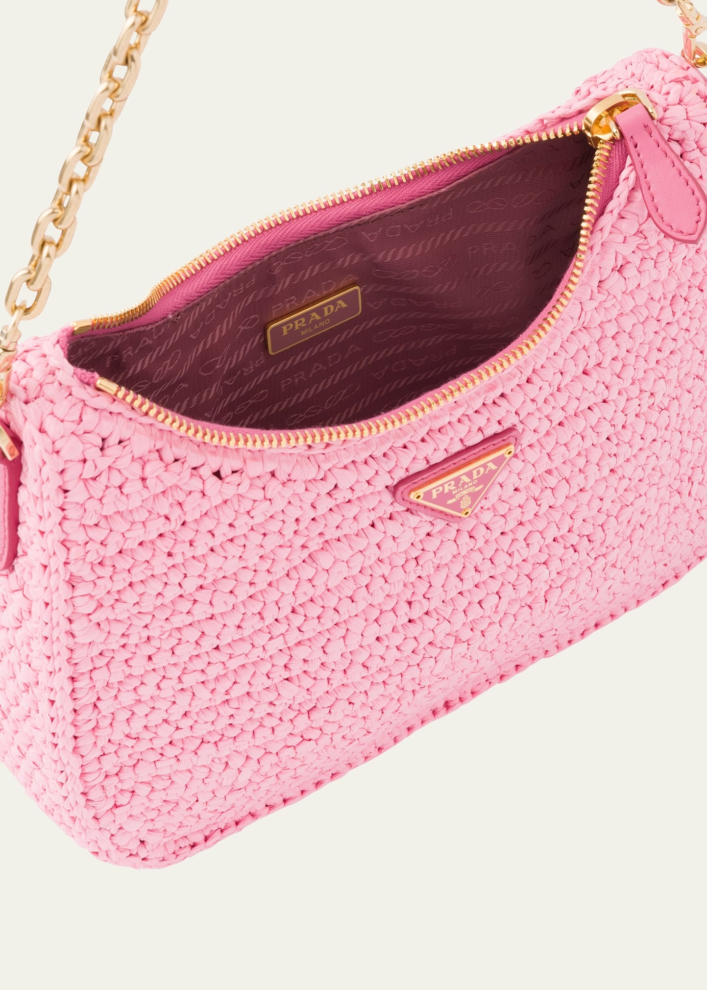 Re-Edition 2005 Raffia Chain Shoulder Bag - 4