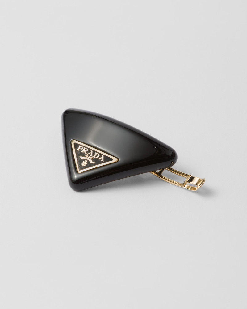 Prada Plexiglas hair clip outlook
