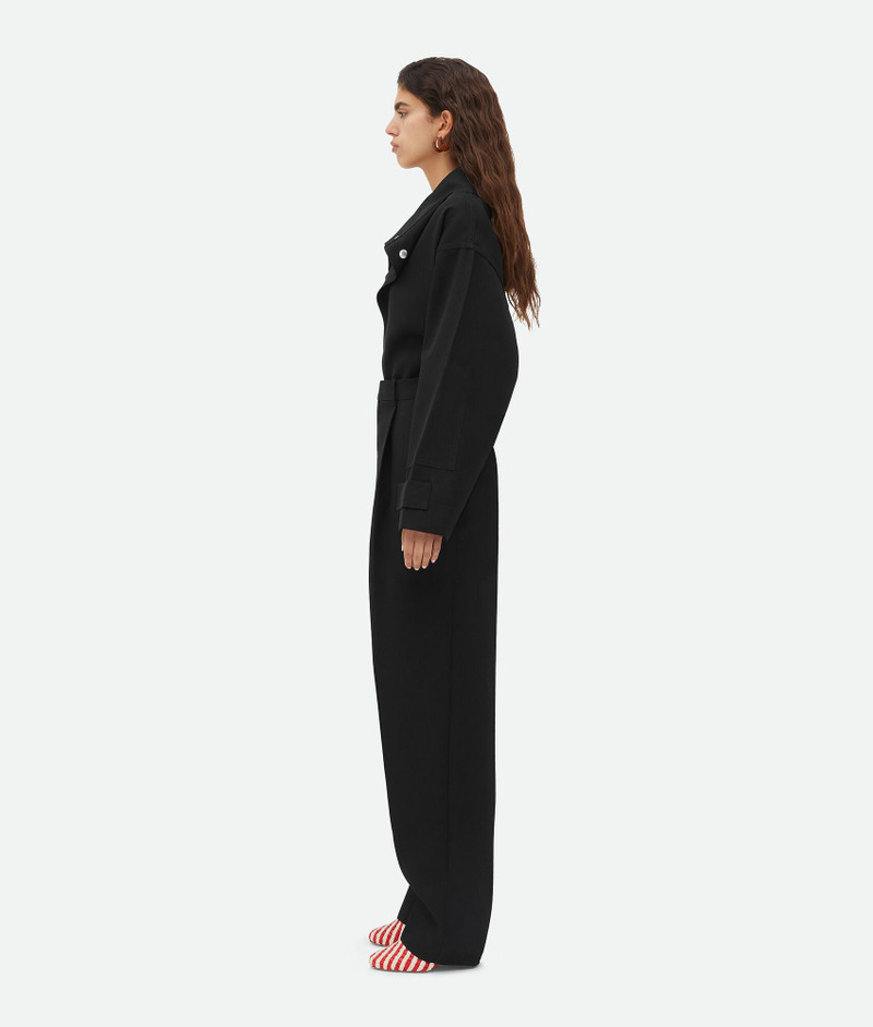 Pleated Wool Twill Trousers 2