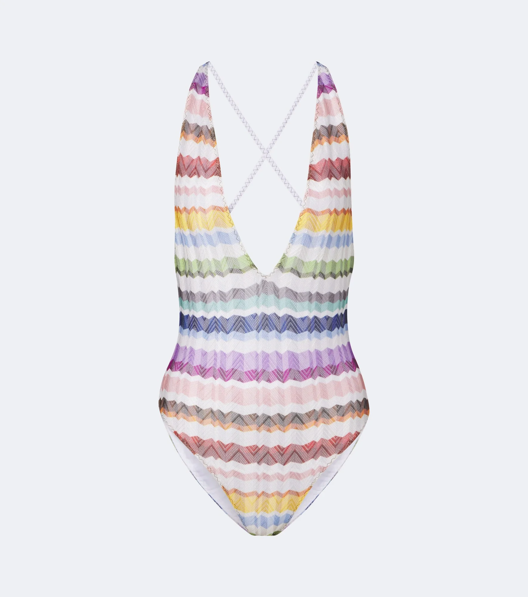 Zigzag swimsuit - 1