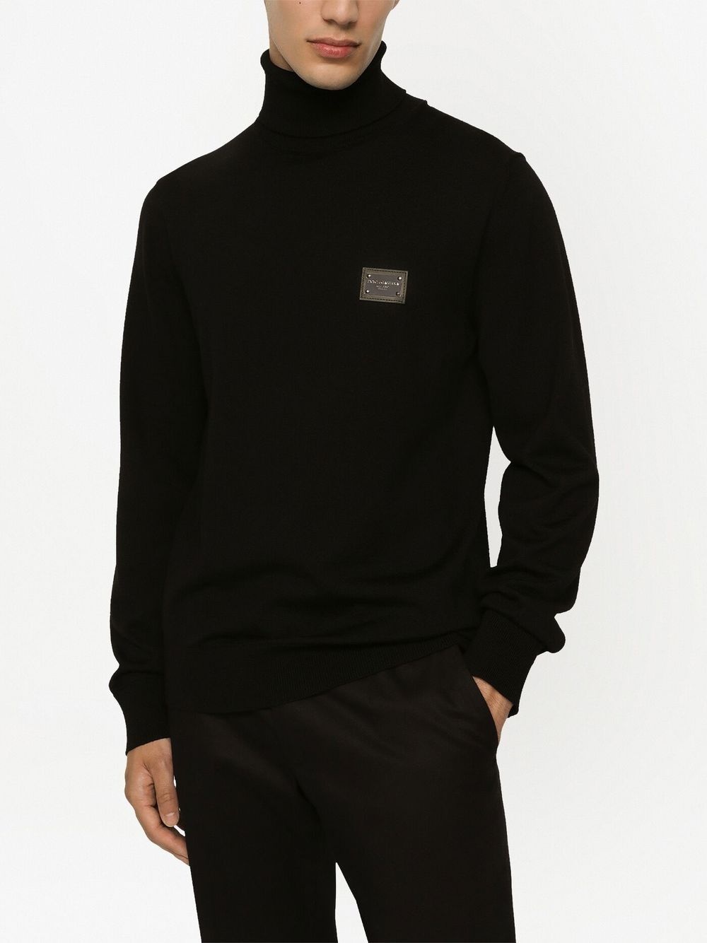 DG Essentials roll-neck wool jumper - 5
