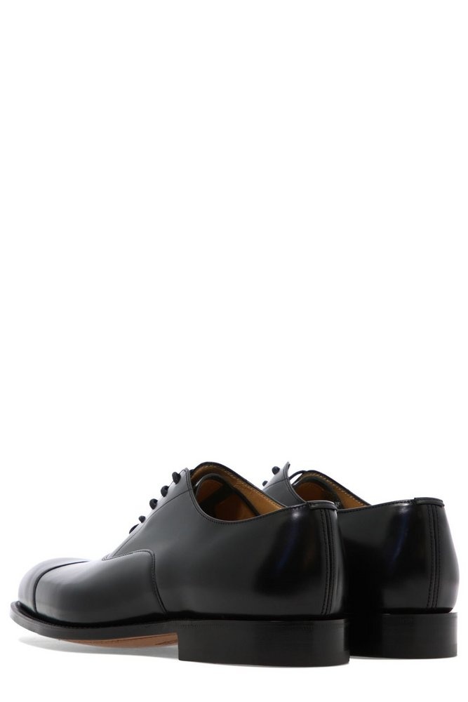 Black leather Consul lace-up shoes - 10