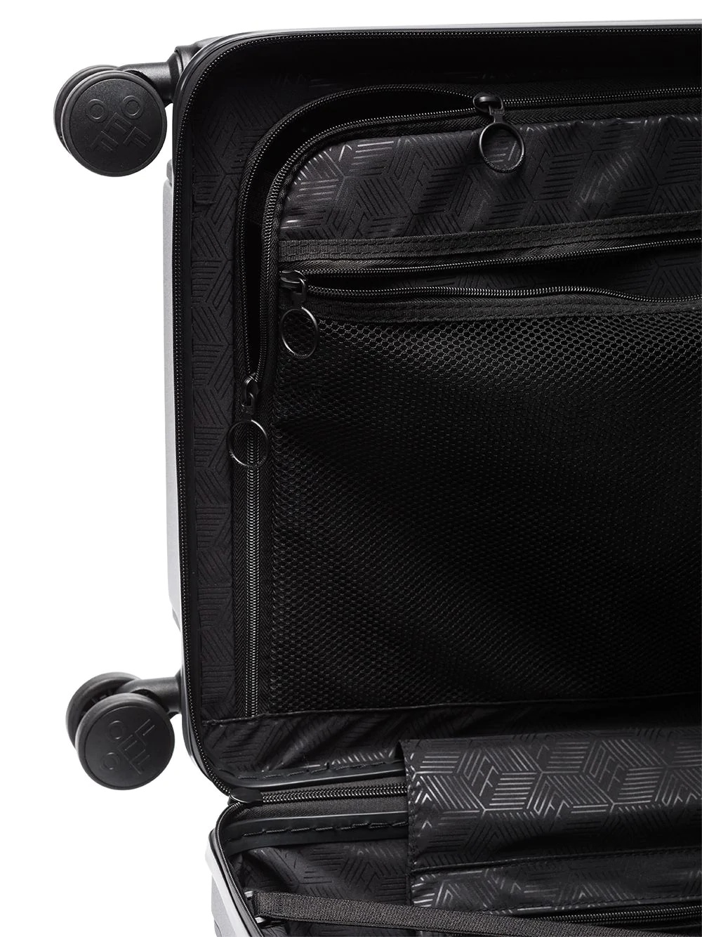 arrow-detail trolley suitcase - 4