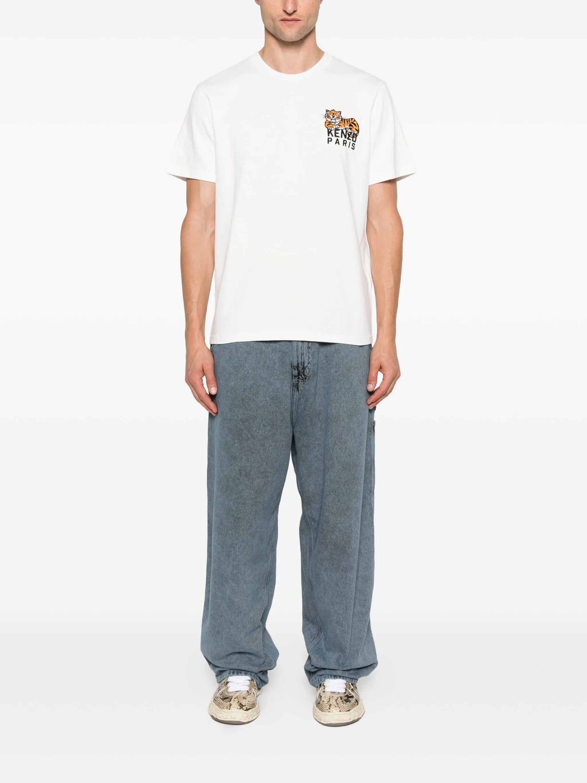 Kenzo Happy Tiger Cotton T-shirt - 4