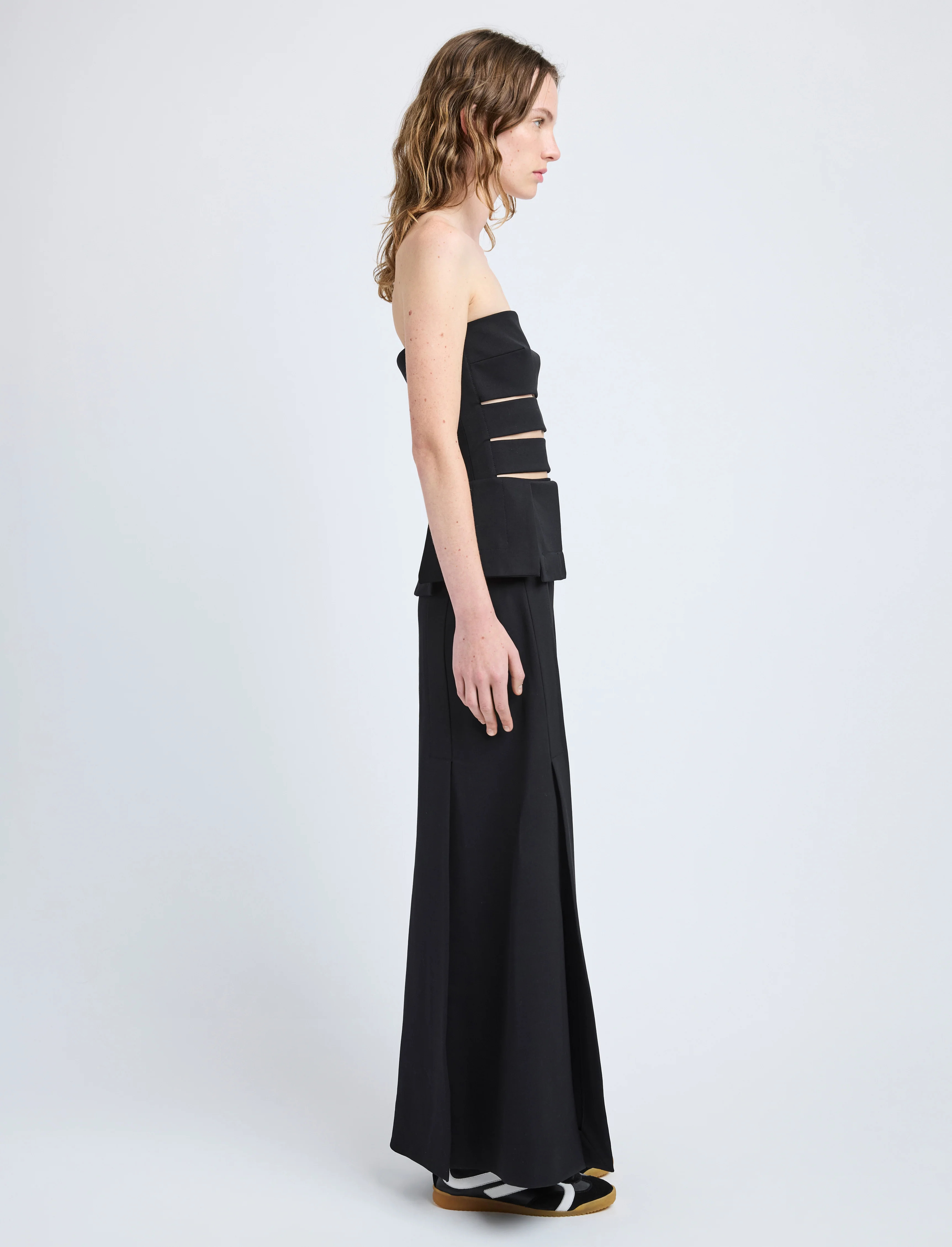 Kit Dress in Wool Gabardine - 3