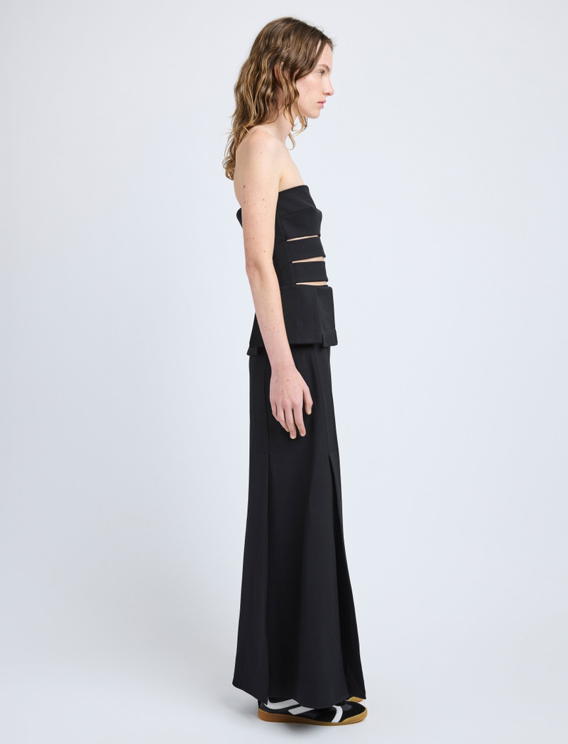 Proenza Schouler Kit Dress in Wool Gabardine outlook