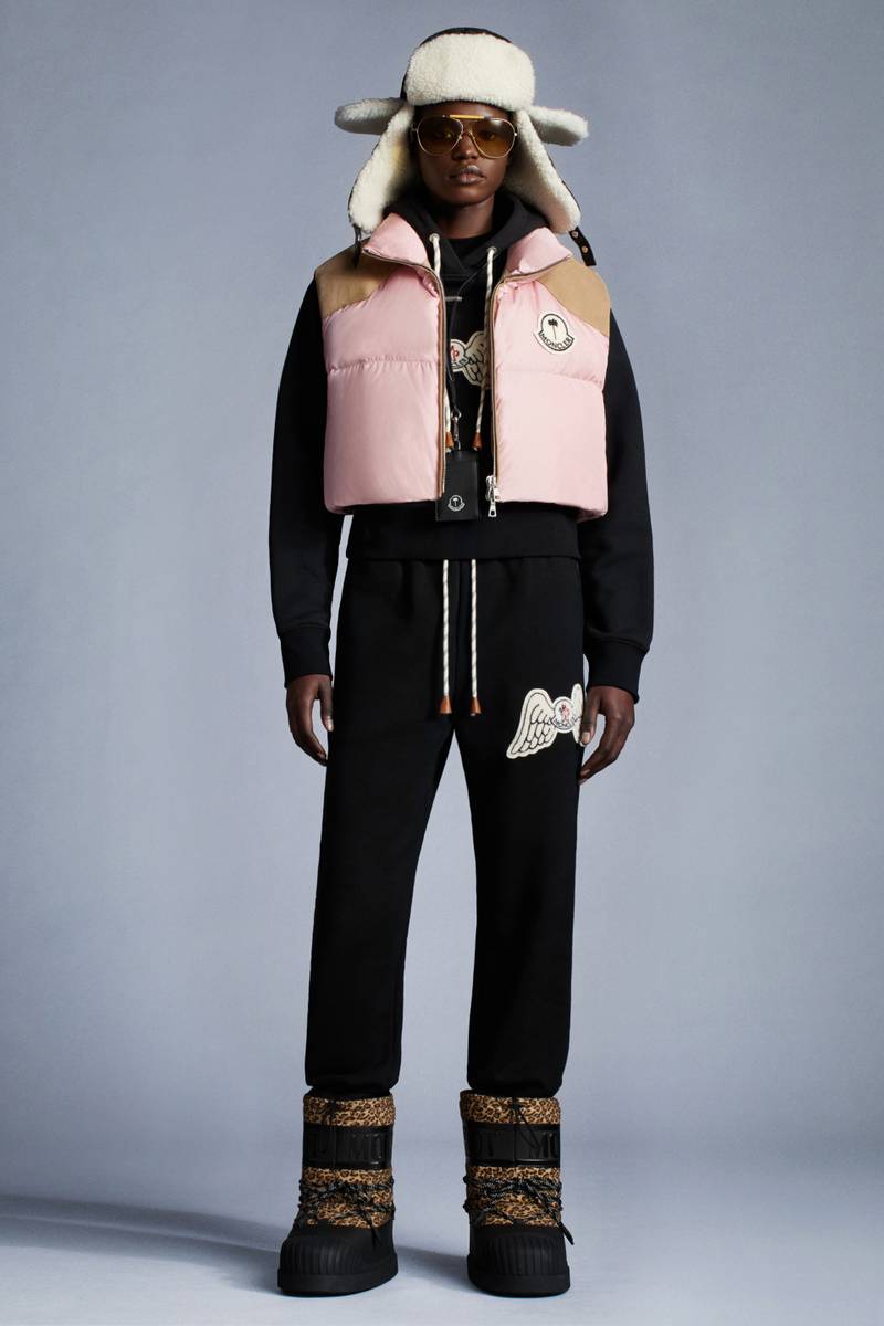 Moncler Wing Patch Sweatpants outlook