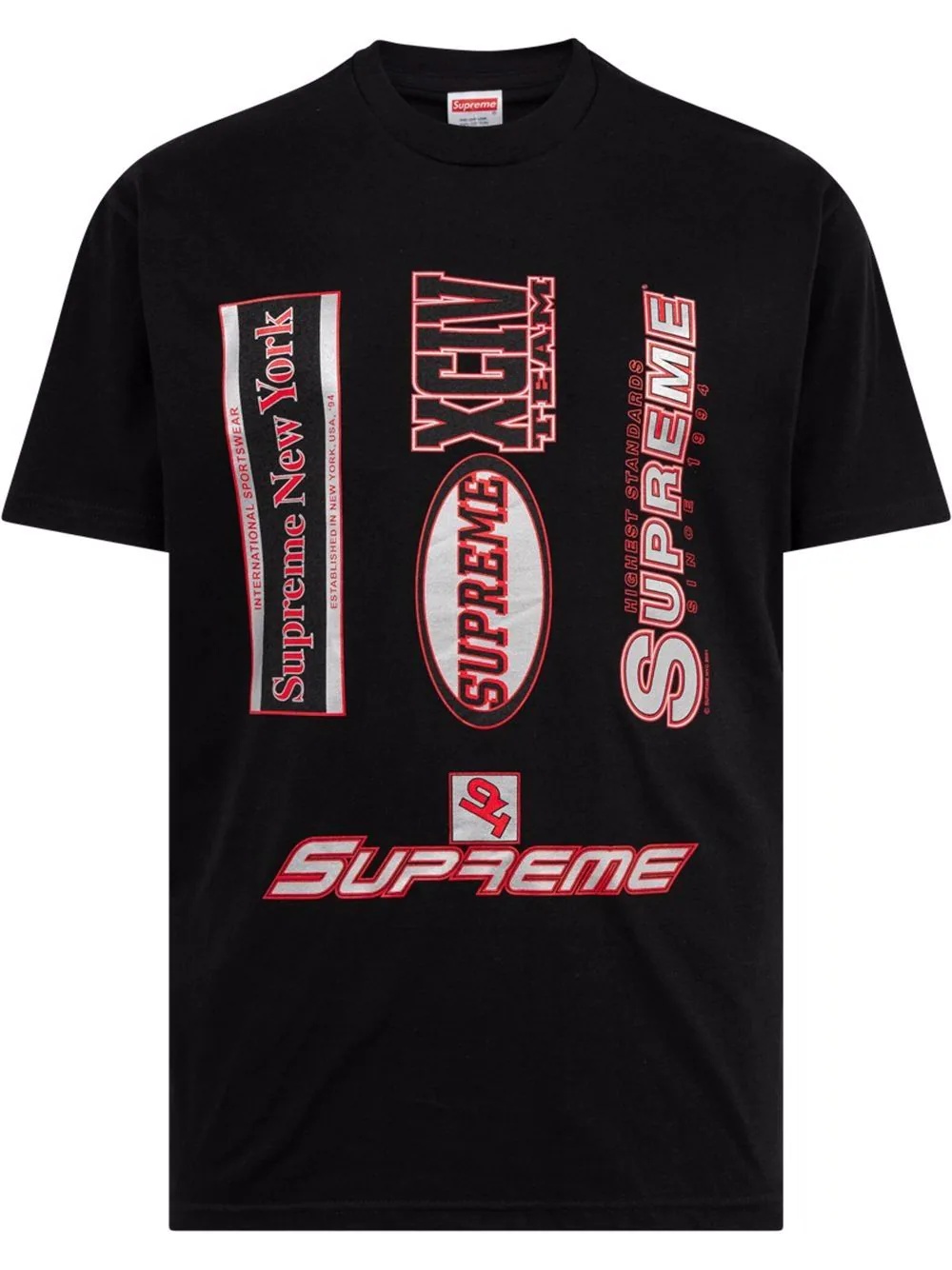 multi logo T-shirt - 1