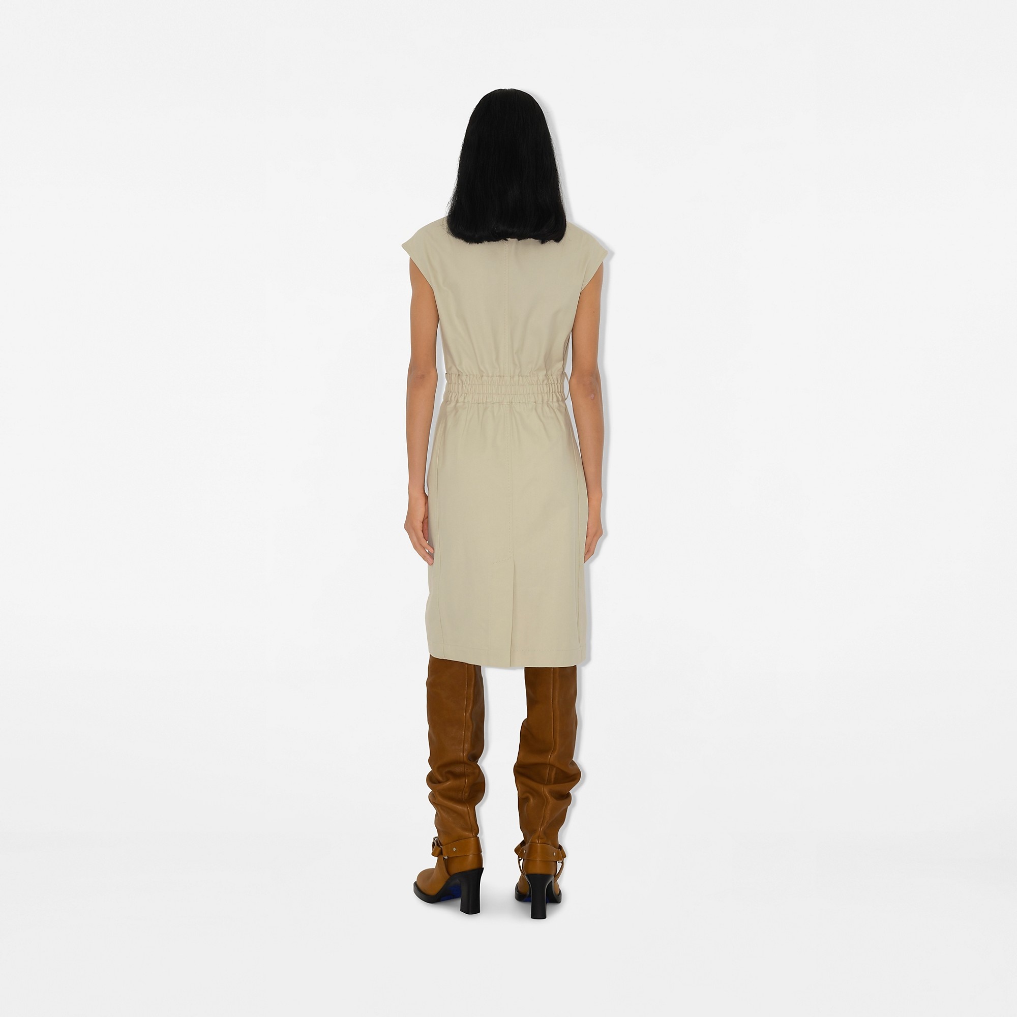 Cotton Blend Dress - 4