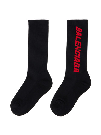 BALENCIAGA Black Racer Socks outlook