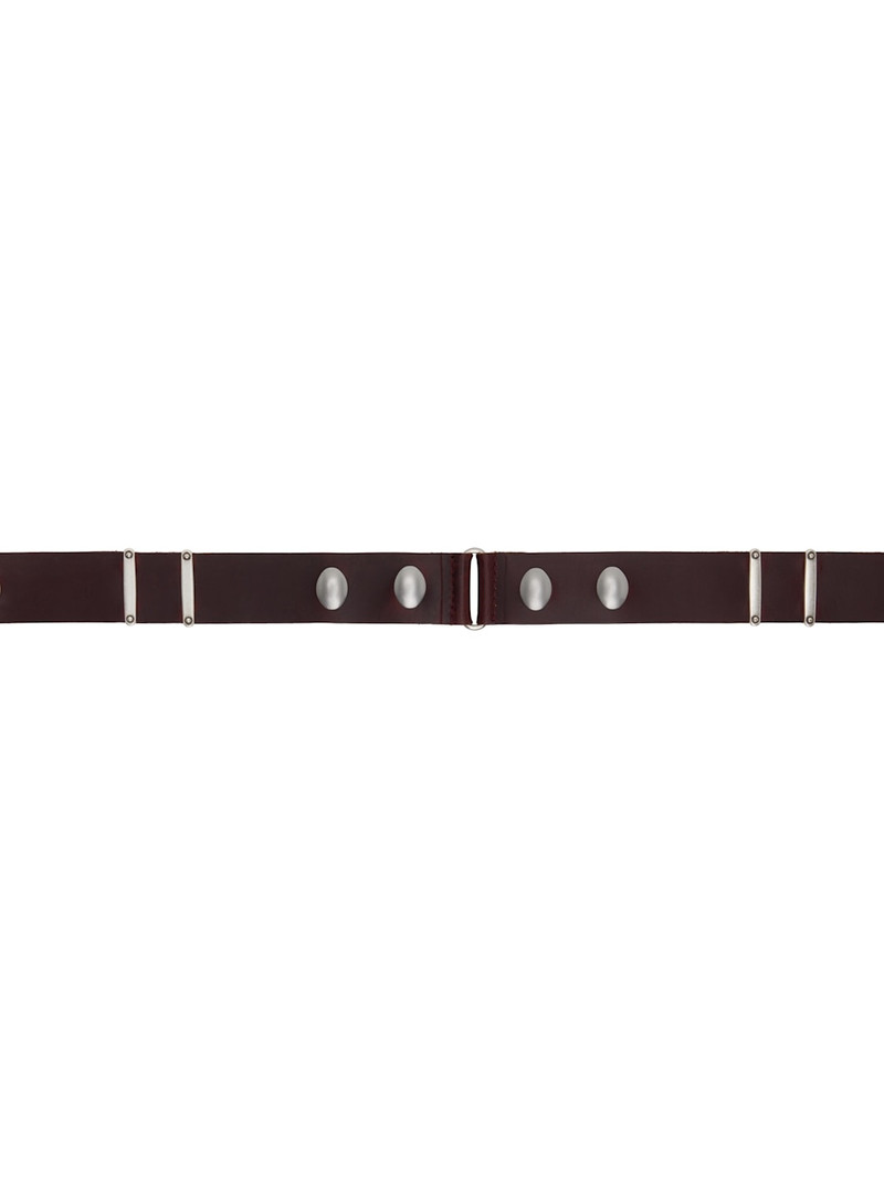 Our Legacy Burgundy Gadget Belt outlook