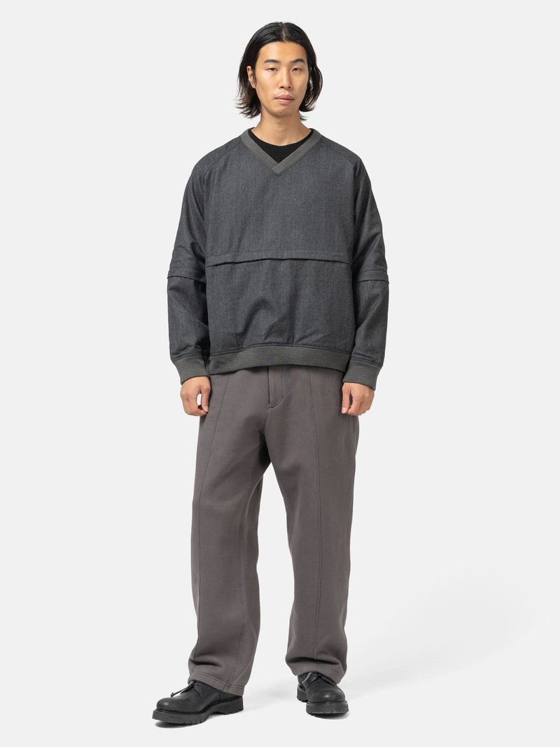 Engineered Garments Wind Pull High Count Worsted Wool Charcoal outlook