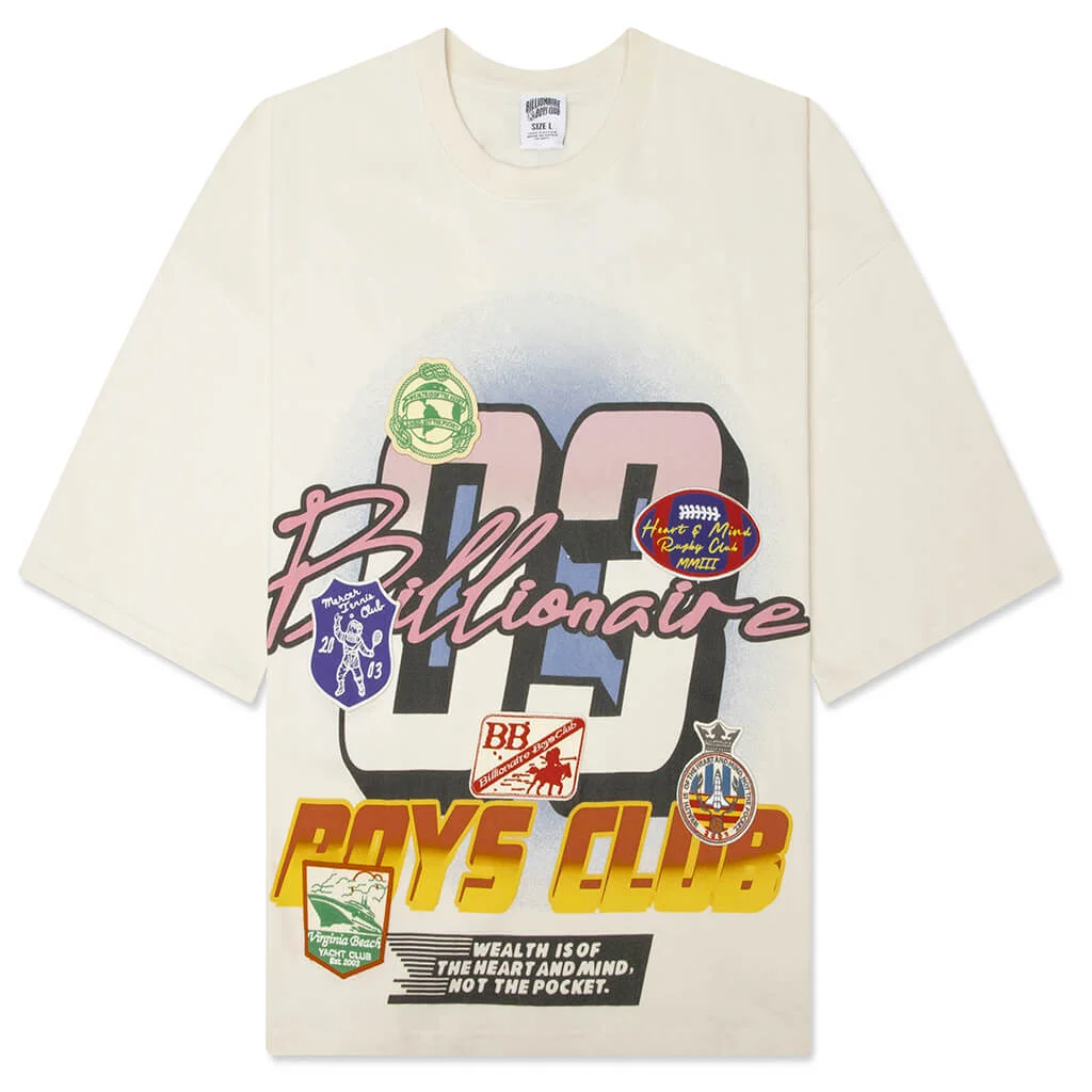 CLUBS S/S KNIT - GARDENIA - 1