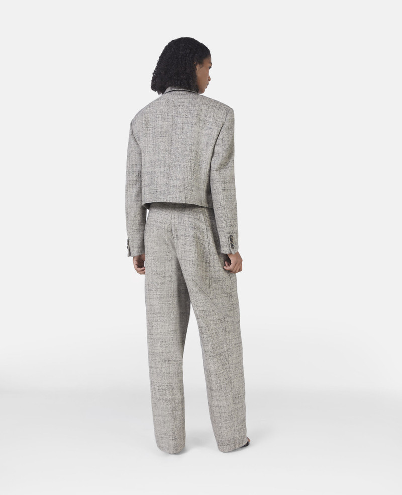 Cropped Boxy Double-Breasted Blazer 3