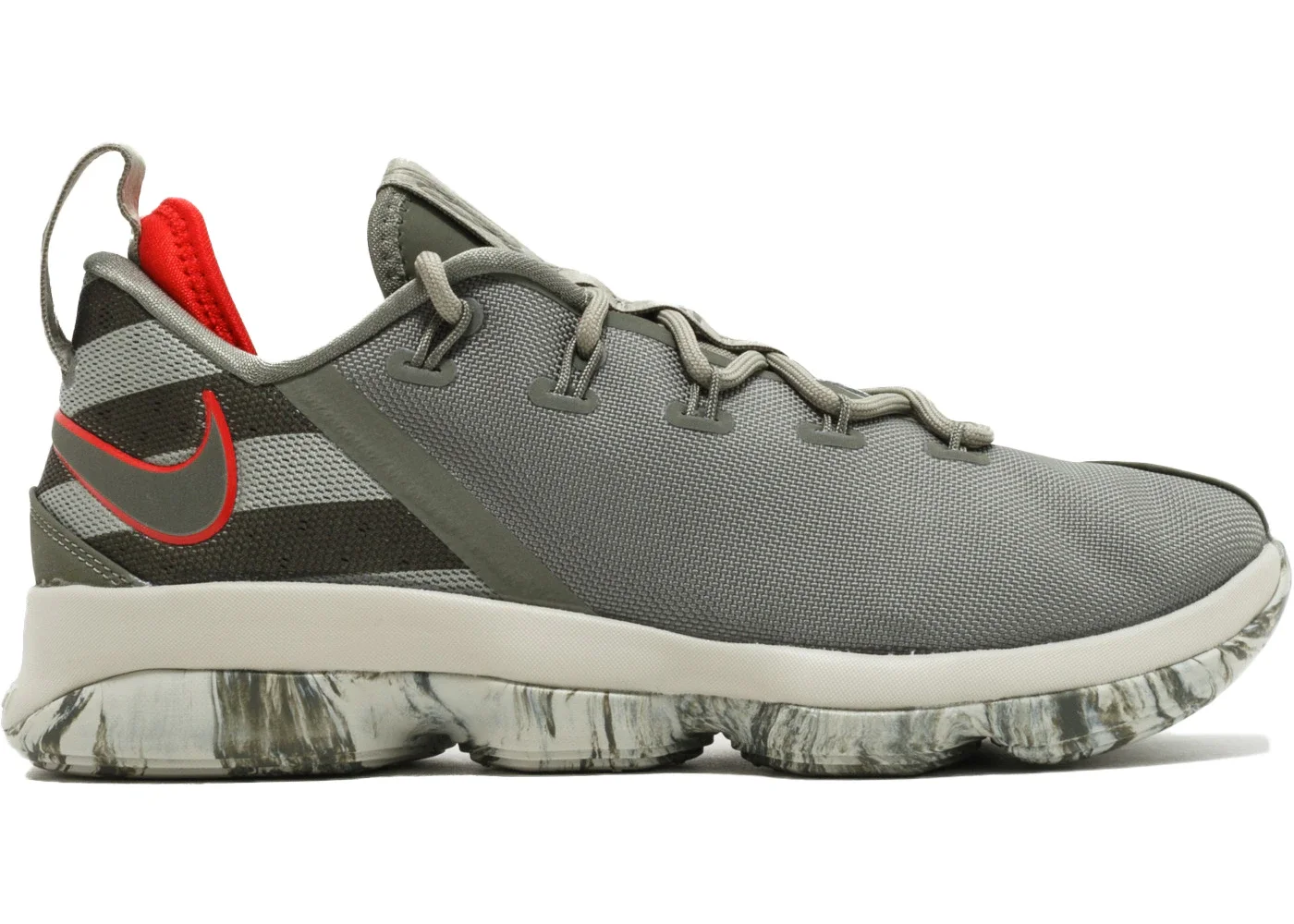 Nike LeBron XIV Low Dark Stucco/Dark Stucco - 1