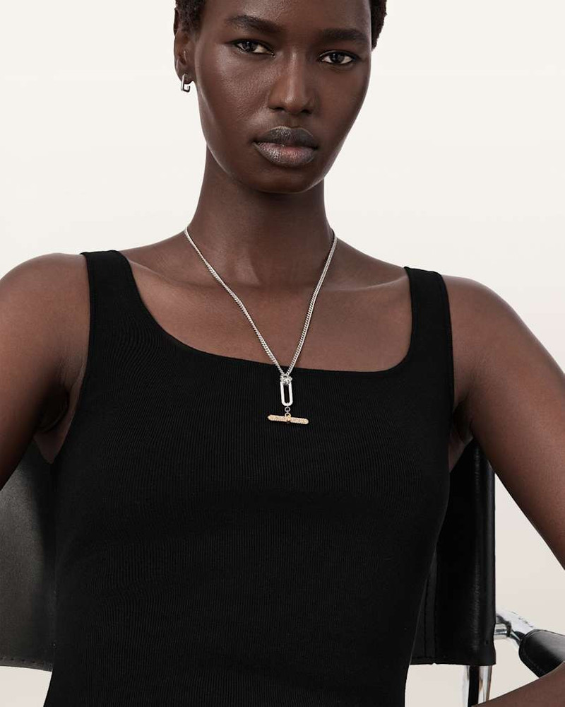 ALLSAINTS APRIL T-BAR NECKLACE outlook