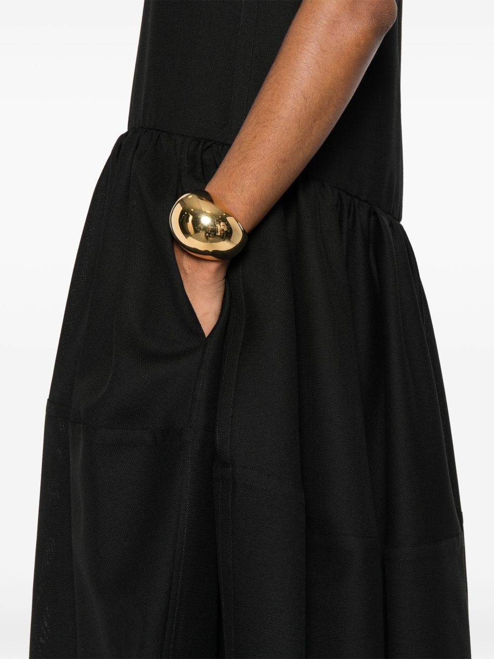 wool midi dress - 5