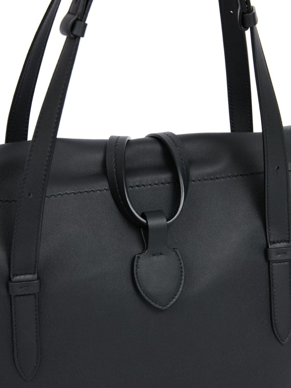 medium Paper leather shoulder bag - 7