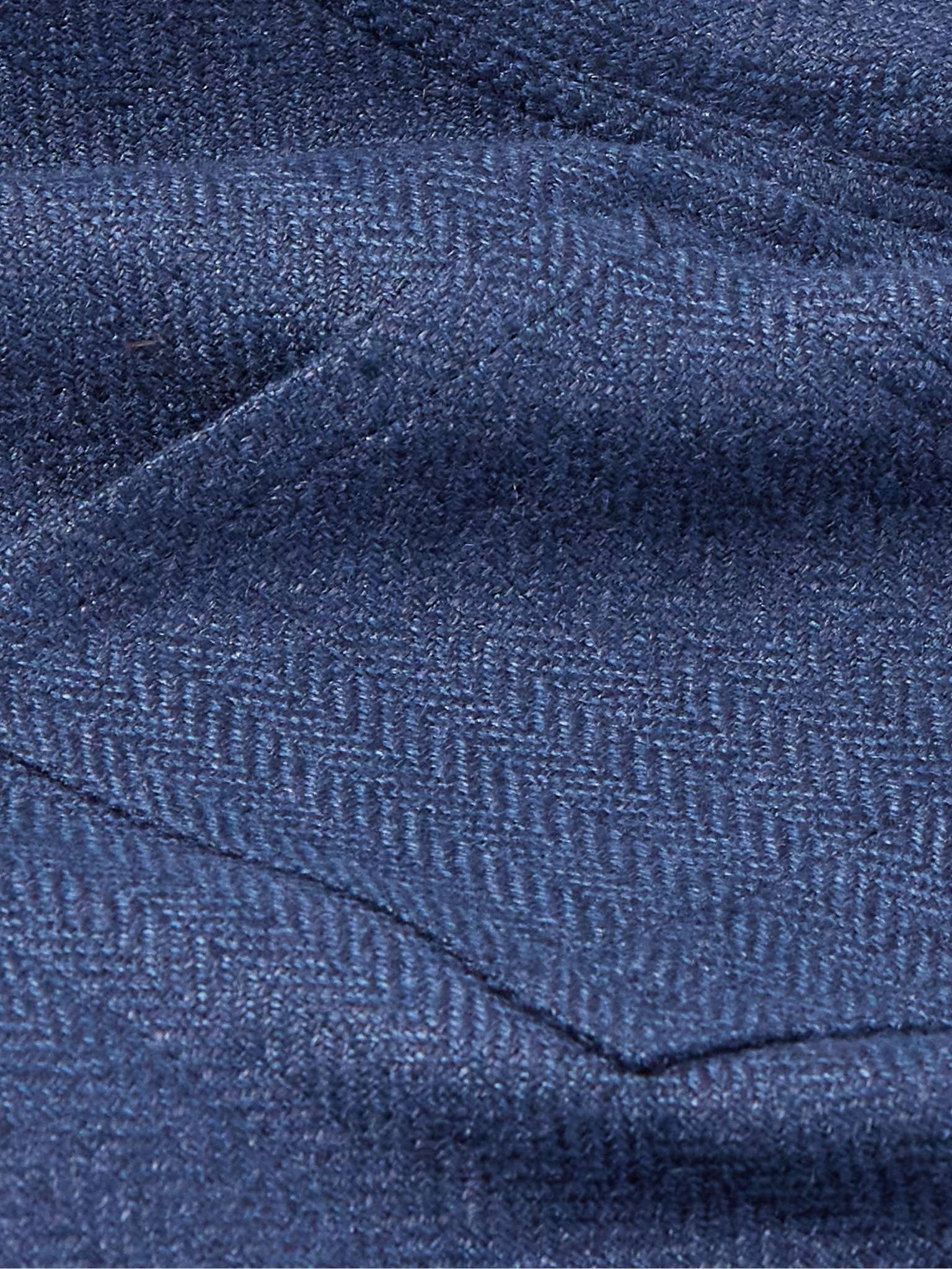 Burnham Herringbone Linen and Silk-Blend Overshirt - 3
