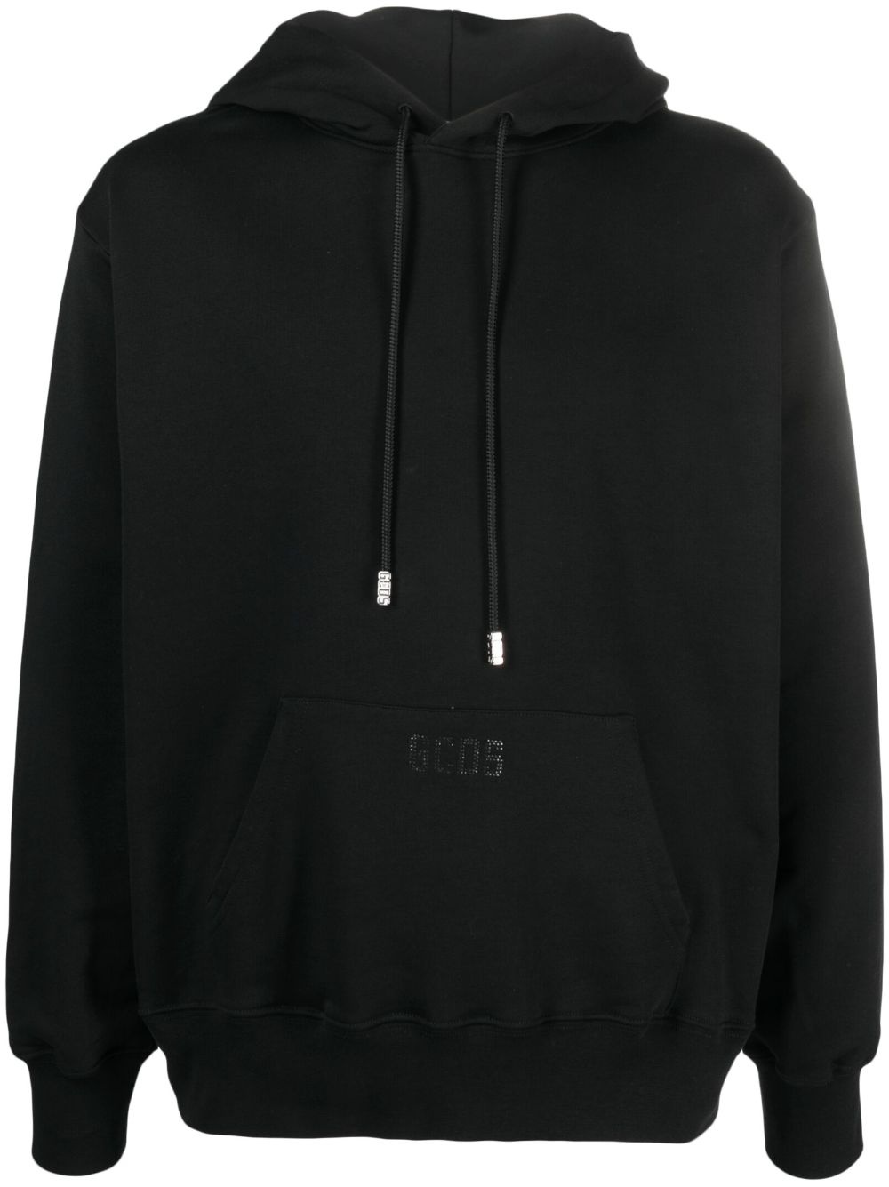 logo-detail drawstring hoodie - 1