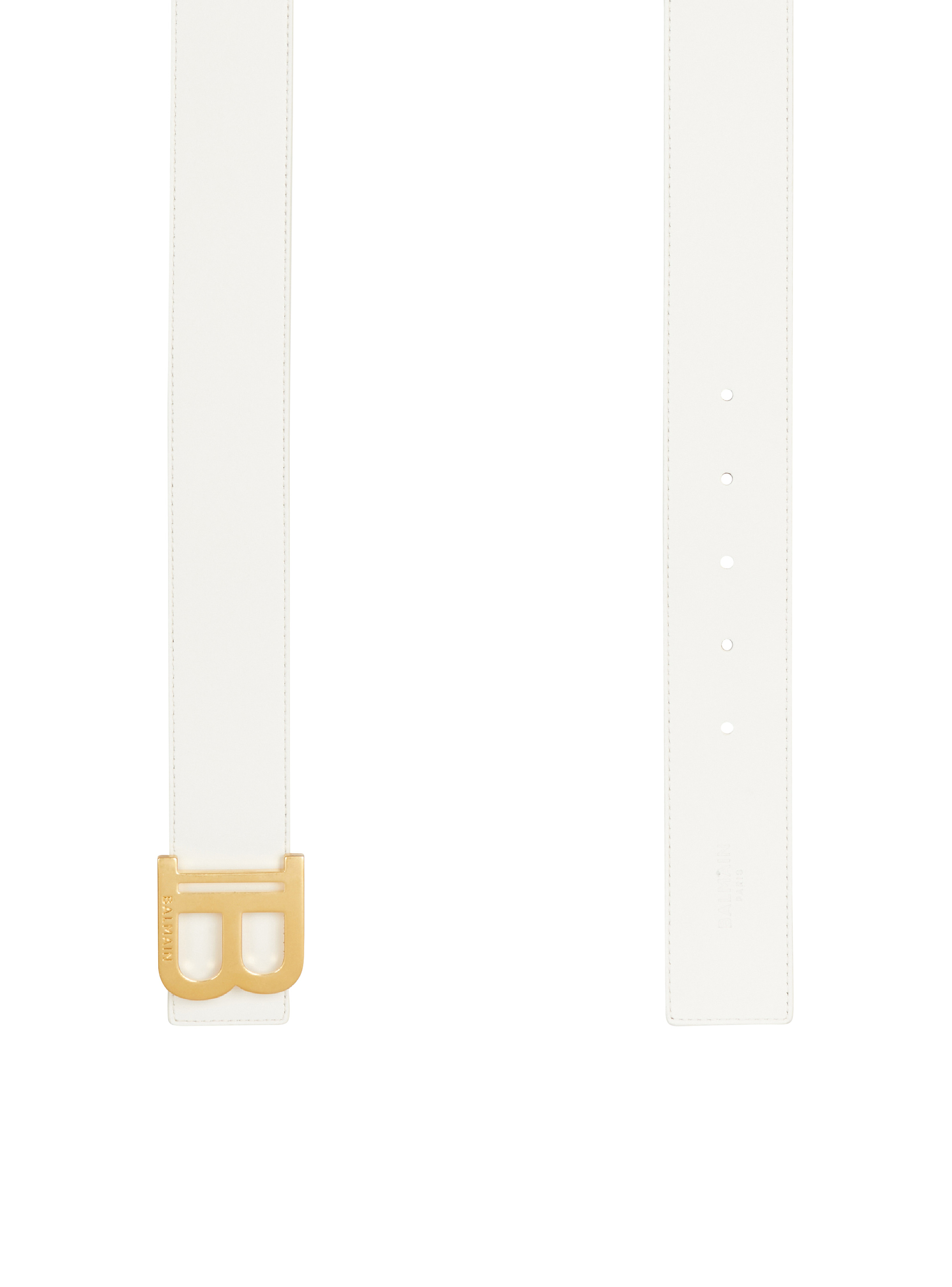 Reversible leather B-Belt - 3