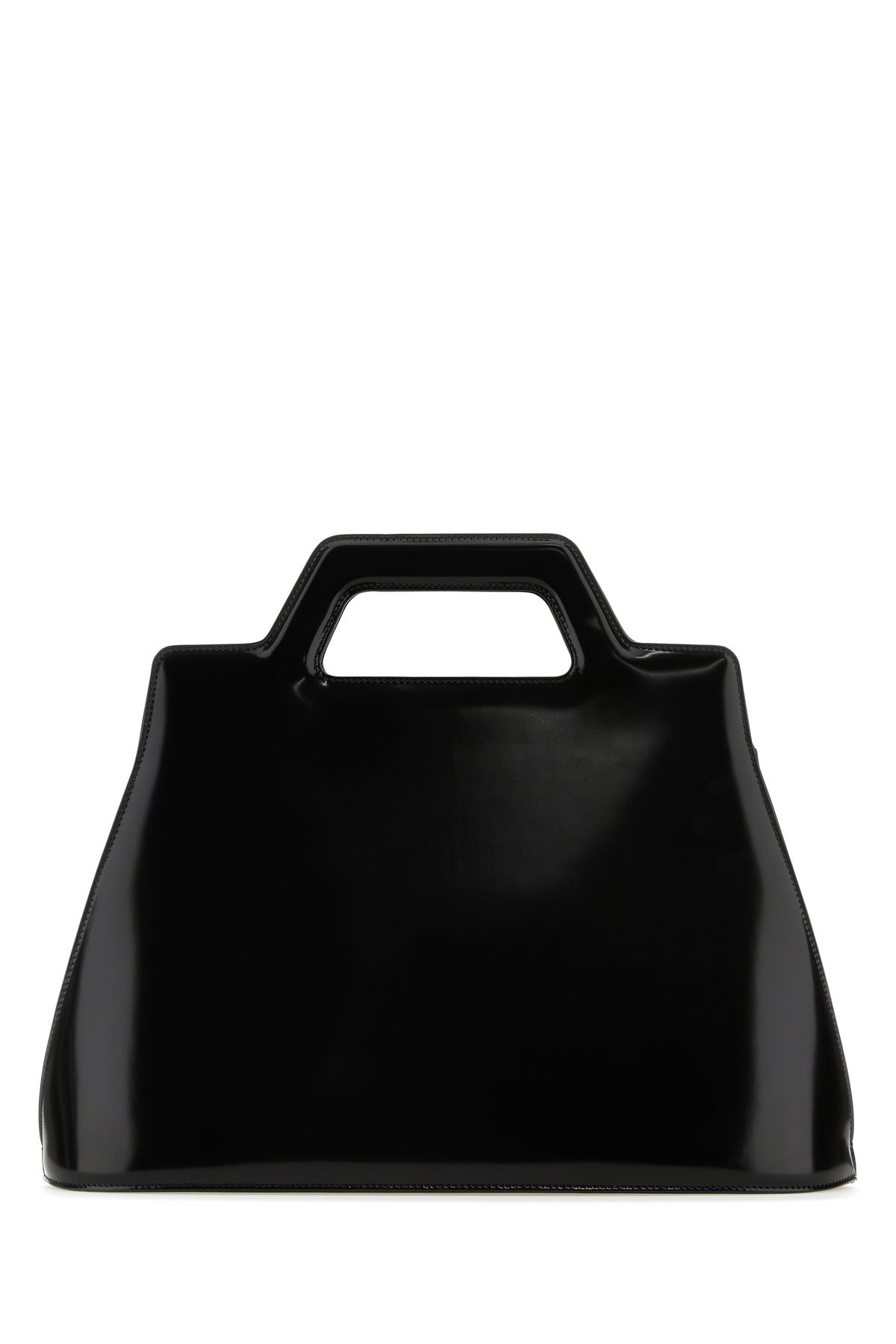 Black leather Wanda M handbag - 3
