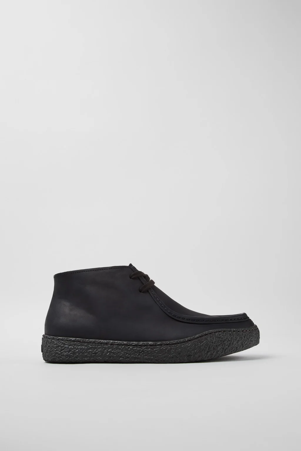 Peu Terreno Black Nubuck Ankle Boots for Men. - 1