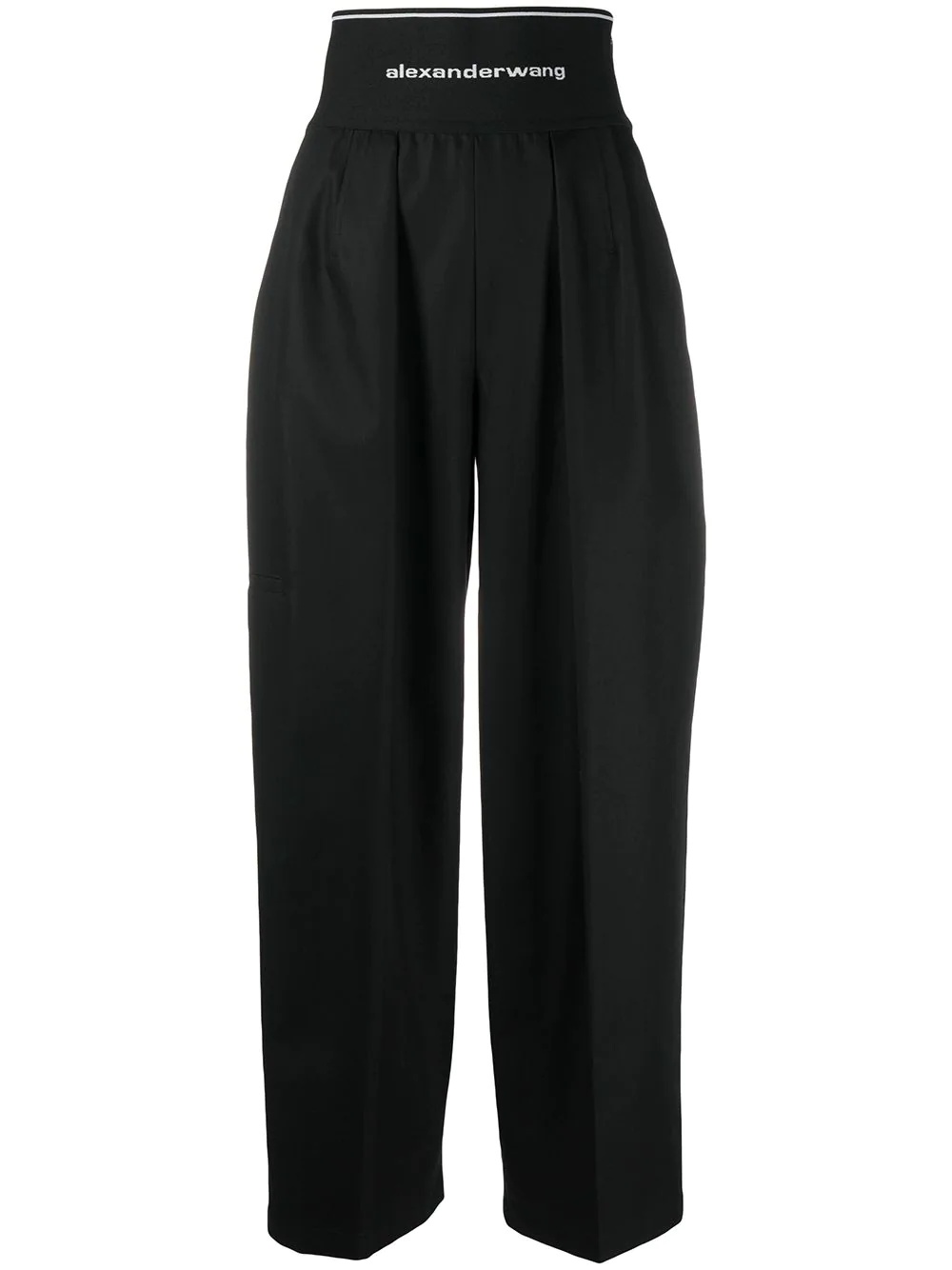 super high-rise wide-leg zoot trousers - 1