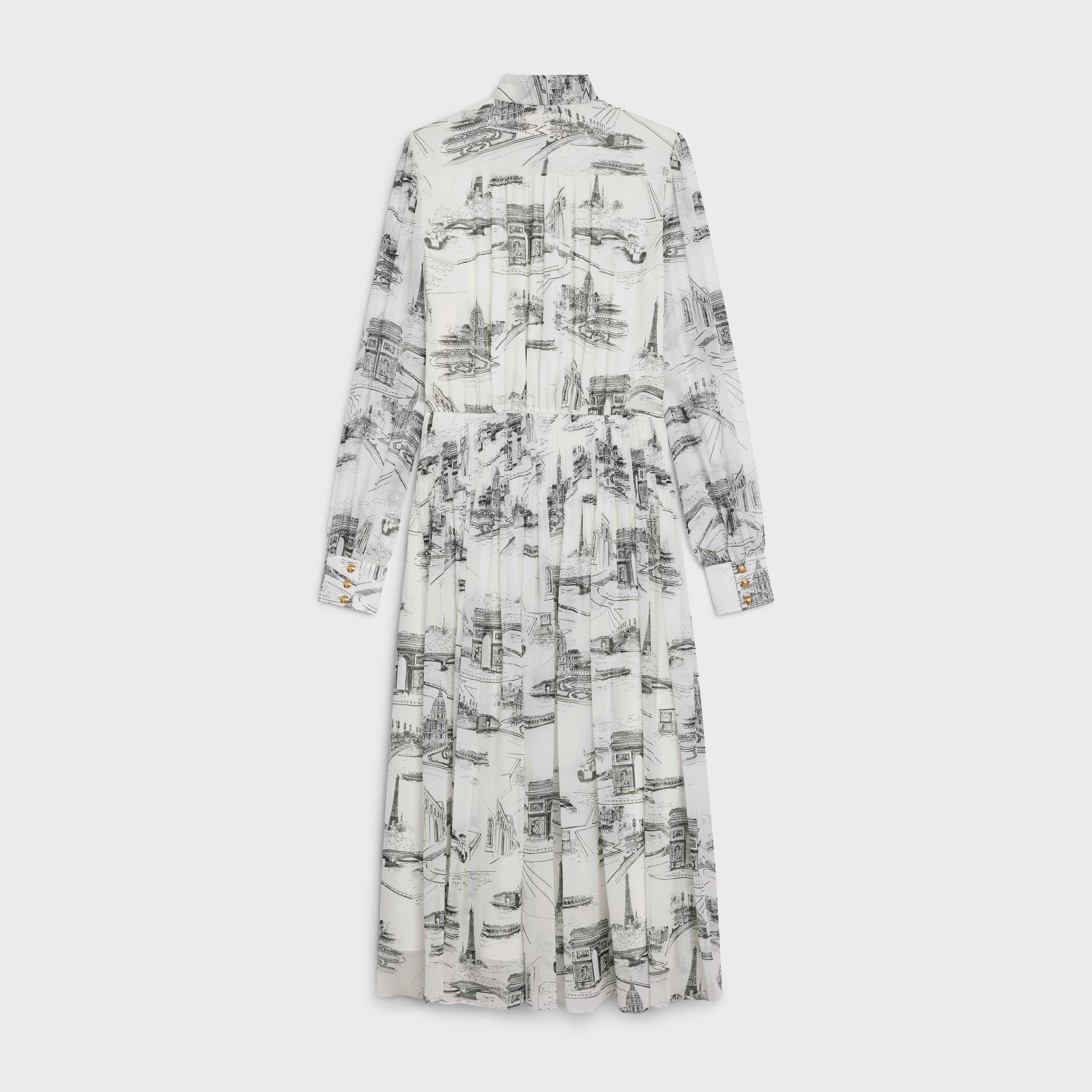 LAVALLIÈRE DRESS IN SILK GEORGETTE - 2
