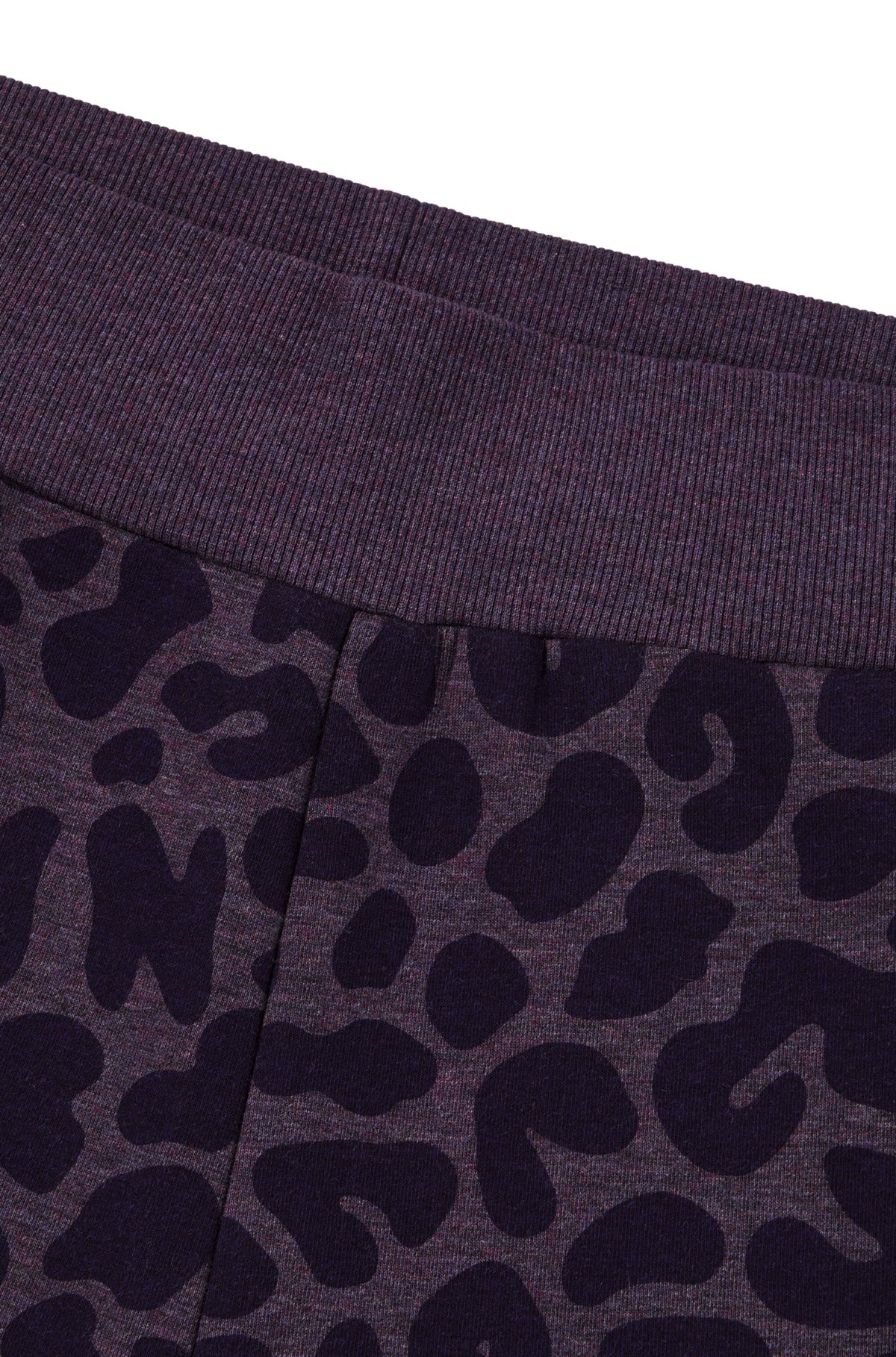 NAOMI X BOSS TRACKSUIT BOTTOMS WITH LEOPARD PRINT - 6