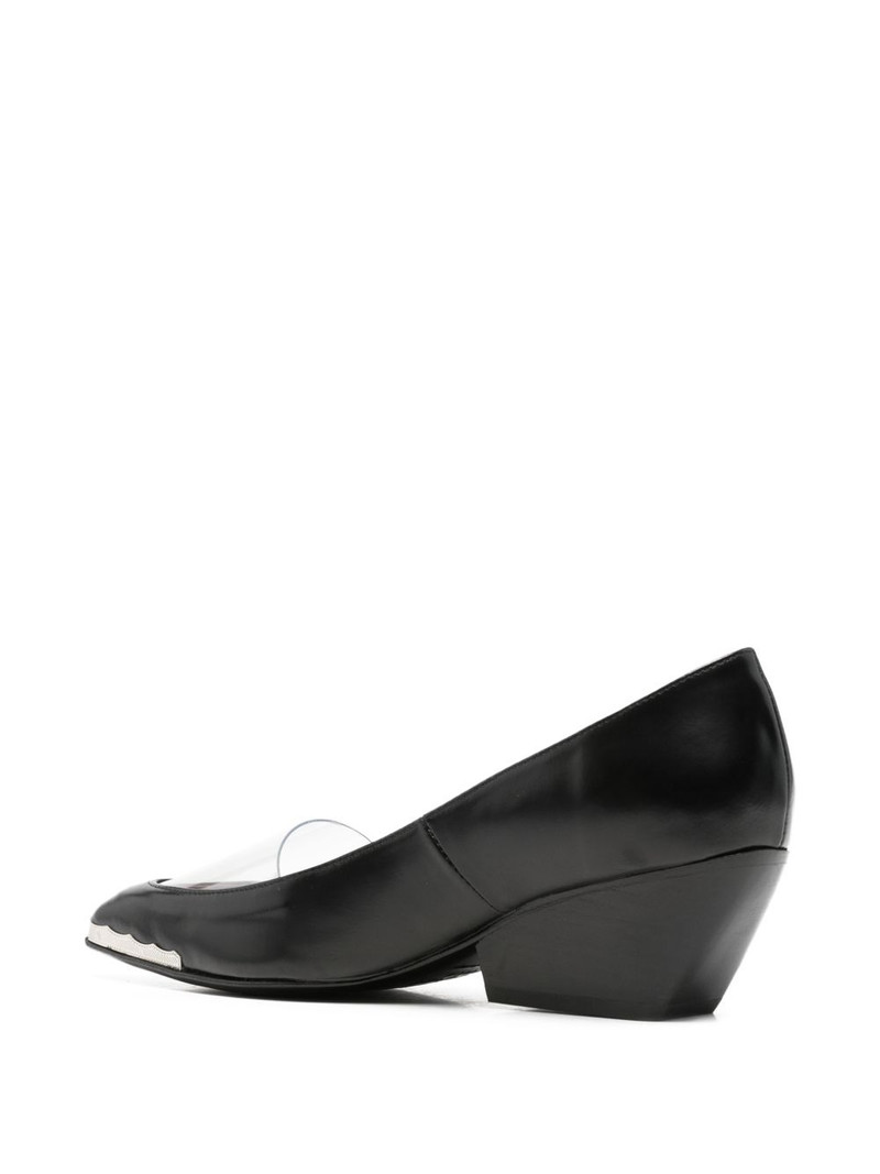 metal-tip transparent-panel pumps 3