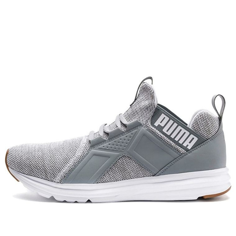 PUMA Enzo Knit Low-top Running Shoes Grey/White 191635-06 - 1