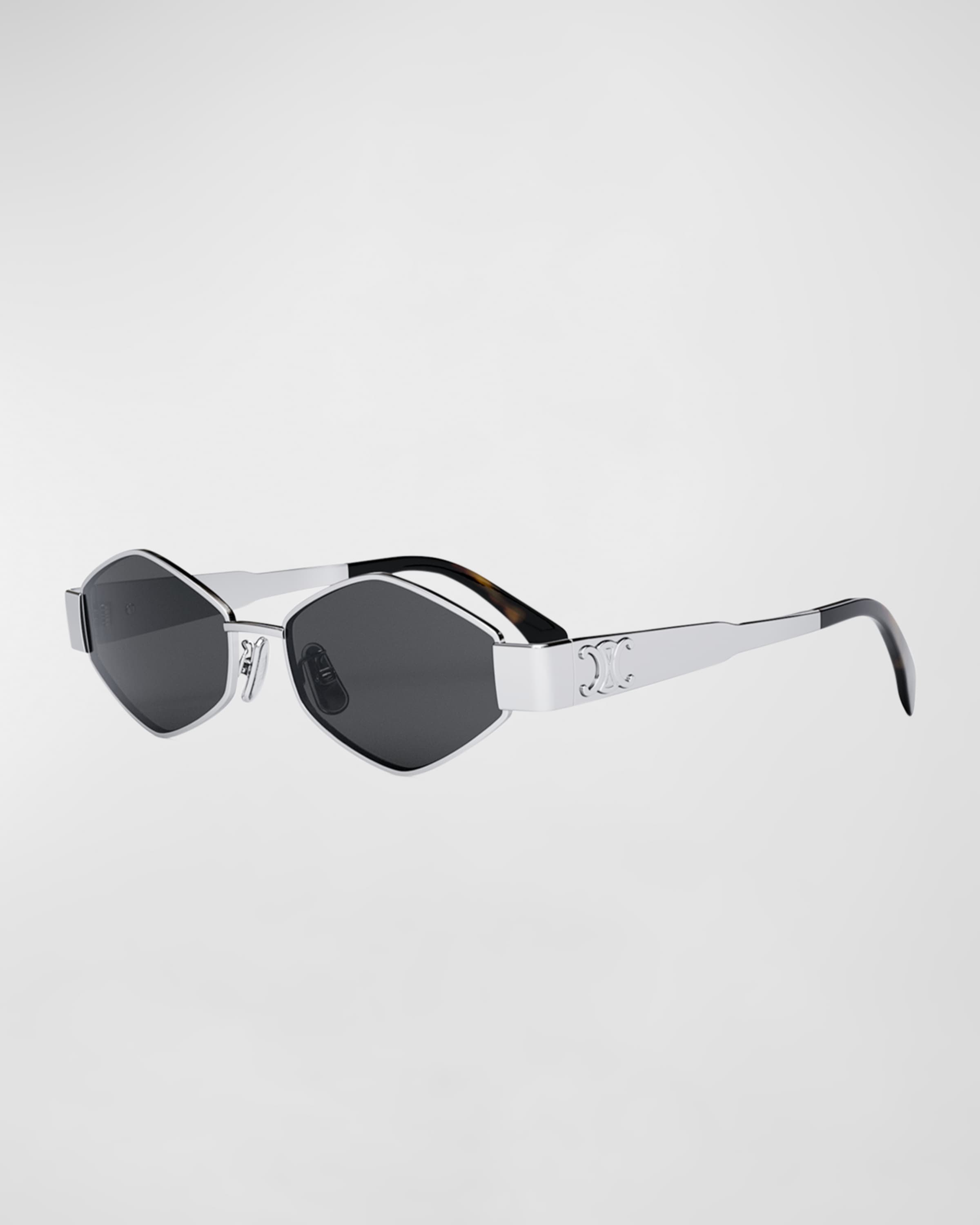 Triomphe Round Metal & Acetate Sunglasses - 1