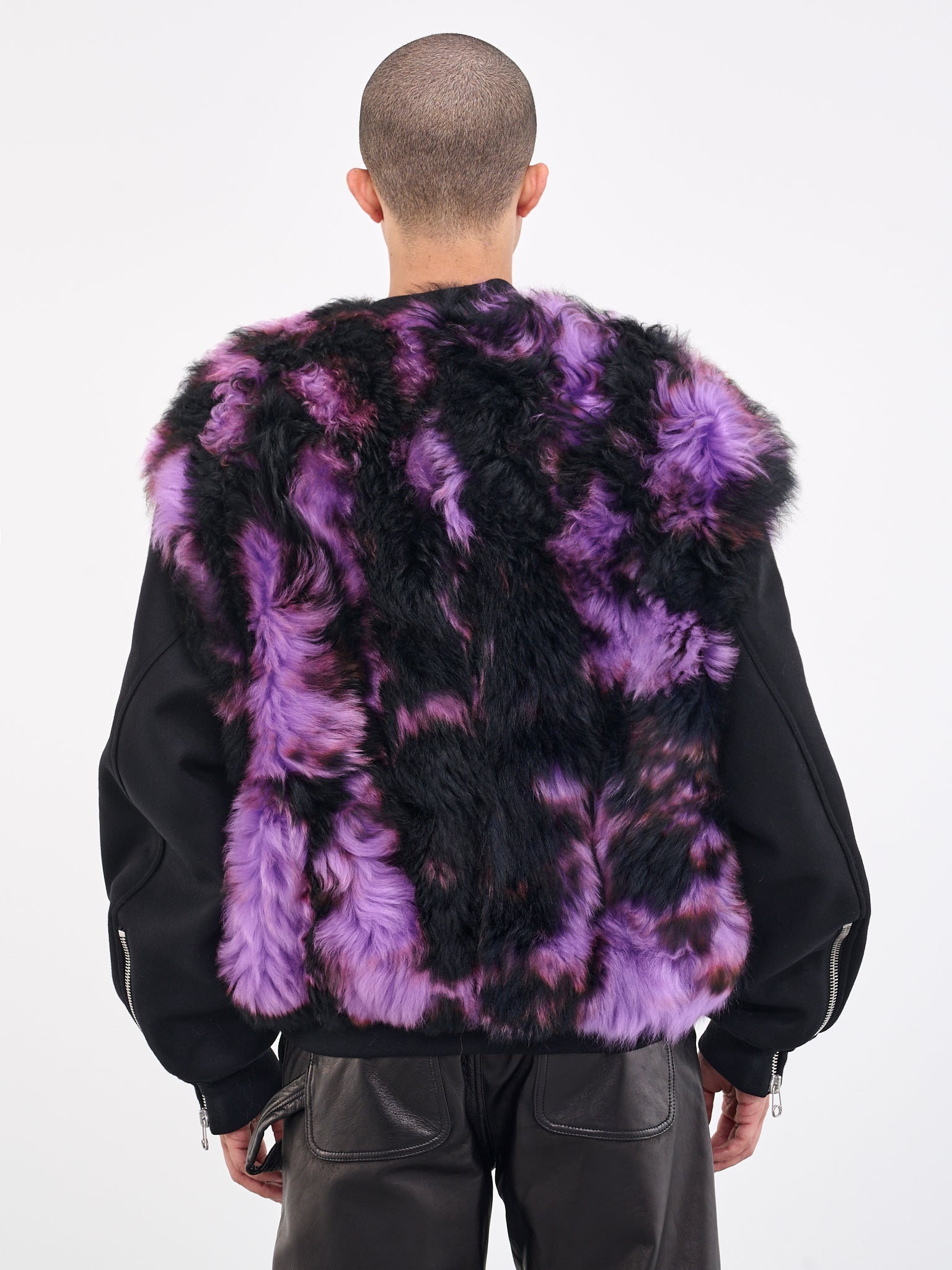Tie-Dye Fur Jacket - 3