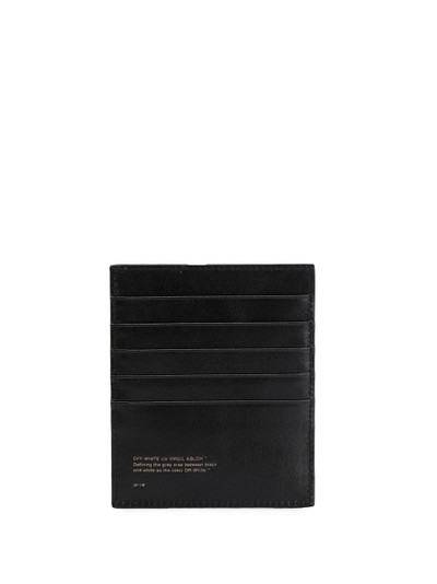 Off-White logo print cardholder outlook